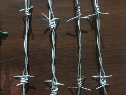 Antirust Blade Barbed Wire Anti Oxidation Electro Galvanized