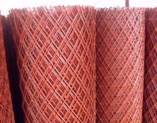 vernice antiruggine rossa della rete metallica espansa d'acciaio della guardia d'angolo di 1.0mm per costruire