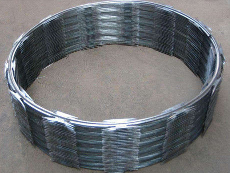 Antirust Blade Barbed Wire Anti Oxidation Electro Galvanized